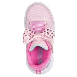 Girl's Skechers, Dreamy Dancer - Xtra Bow Sneaker - Toddler