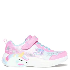 Girl's Skechers, S-Lights: Unicorn Dreams - Wishful Magic Sneaker - Little Kid