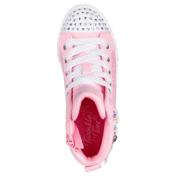 Girl's Skechers, Twinkle Toes: Twinkle Sparks - Charm Bestie High Top Sneaker - Little Kid
