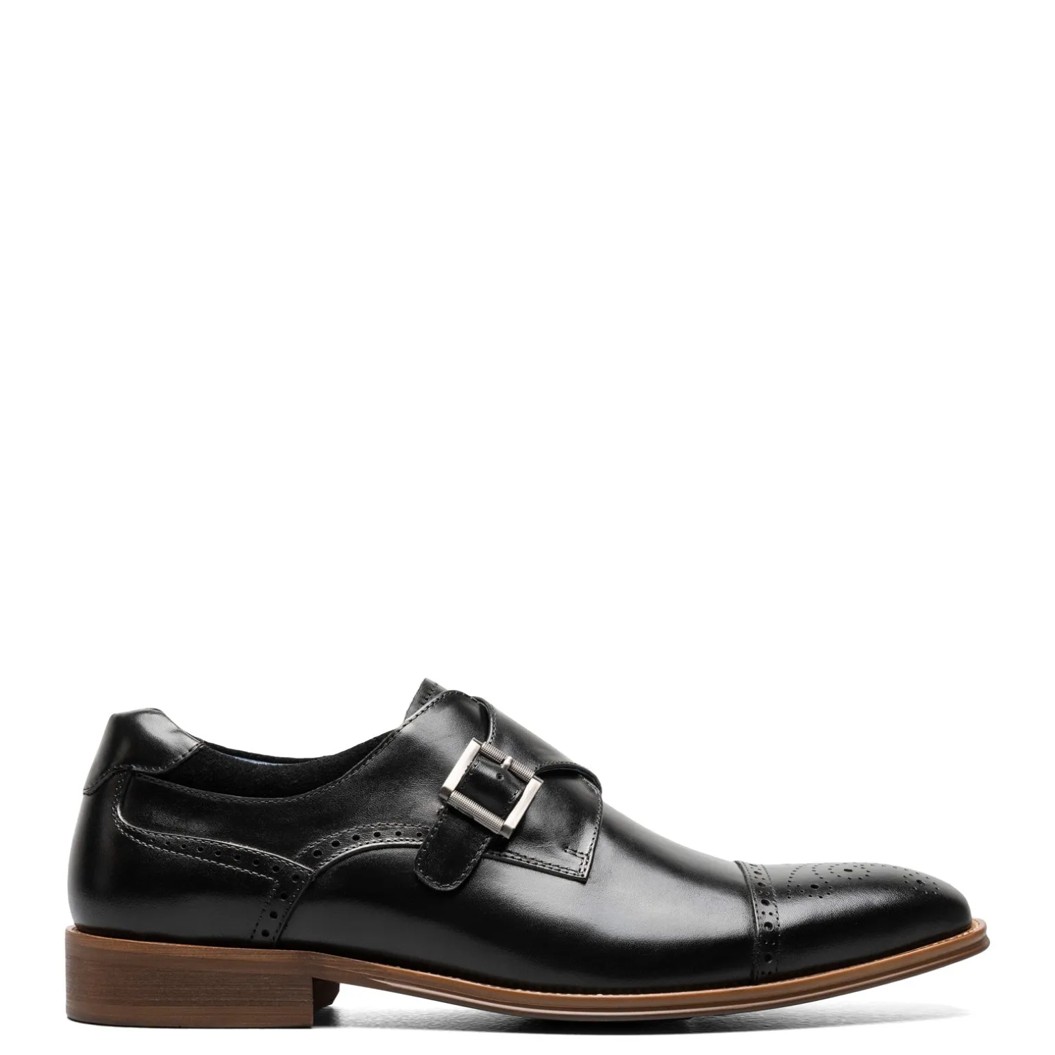 Men's Stacy Adams, Mathis Cap Toe Monk Strap